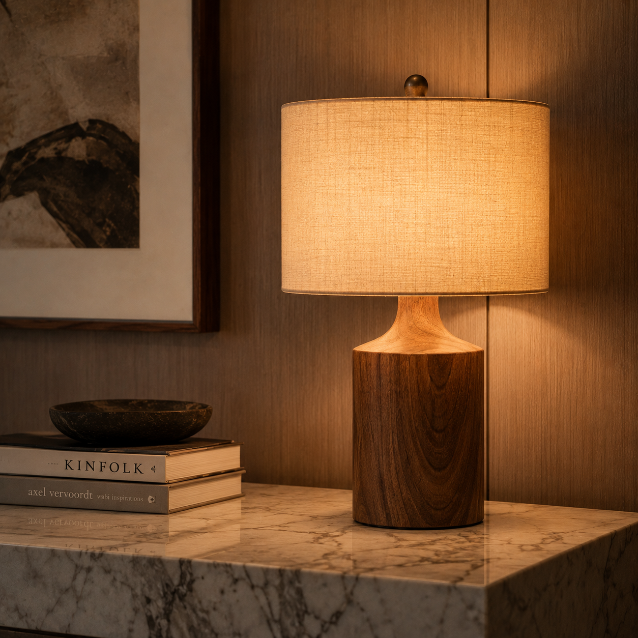 Lampe Bois Image
