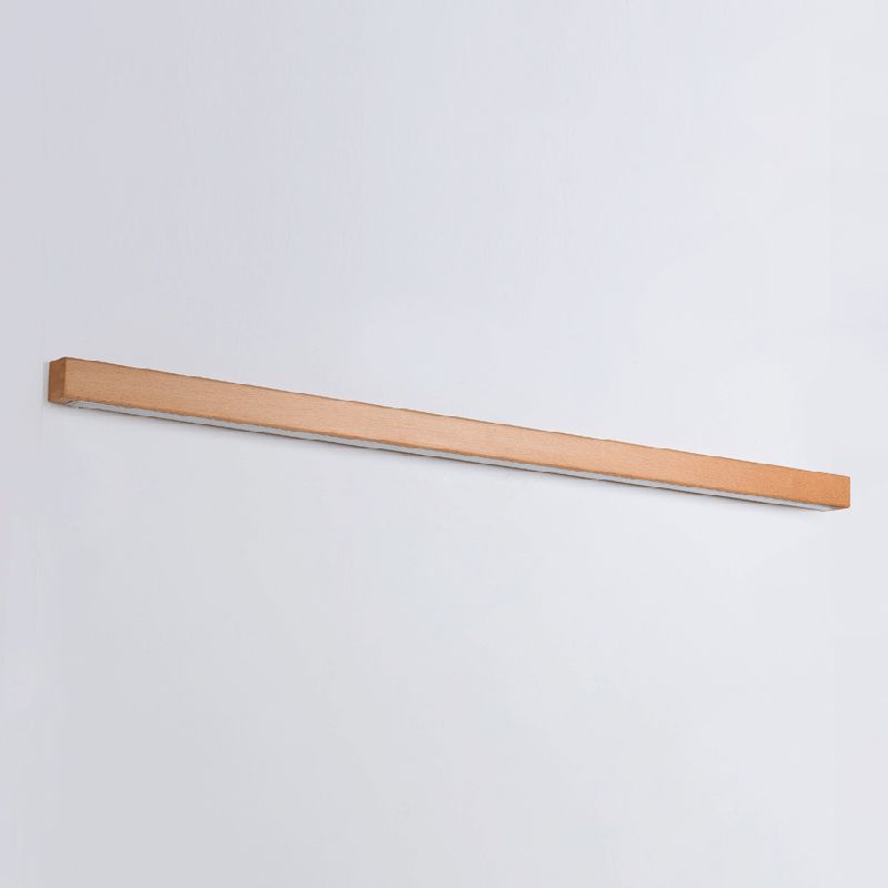 Dwyn Applique Murale Miroir Linéaire Minimaliste Bois Salon - Neutralighting