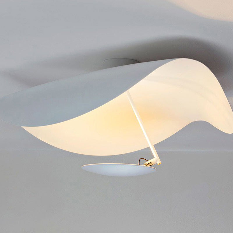 Plafonnier Feuille Moderne Noir & Or | MaisonLumexia