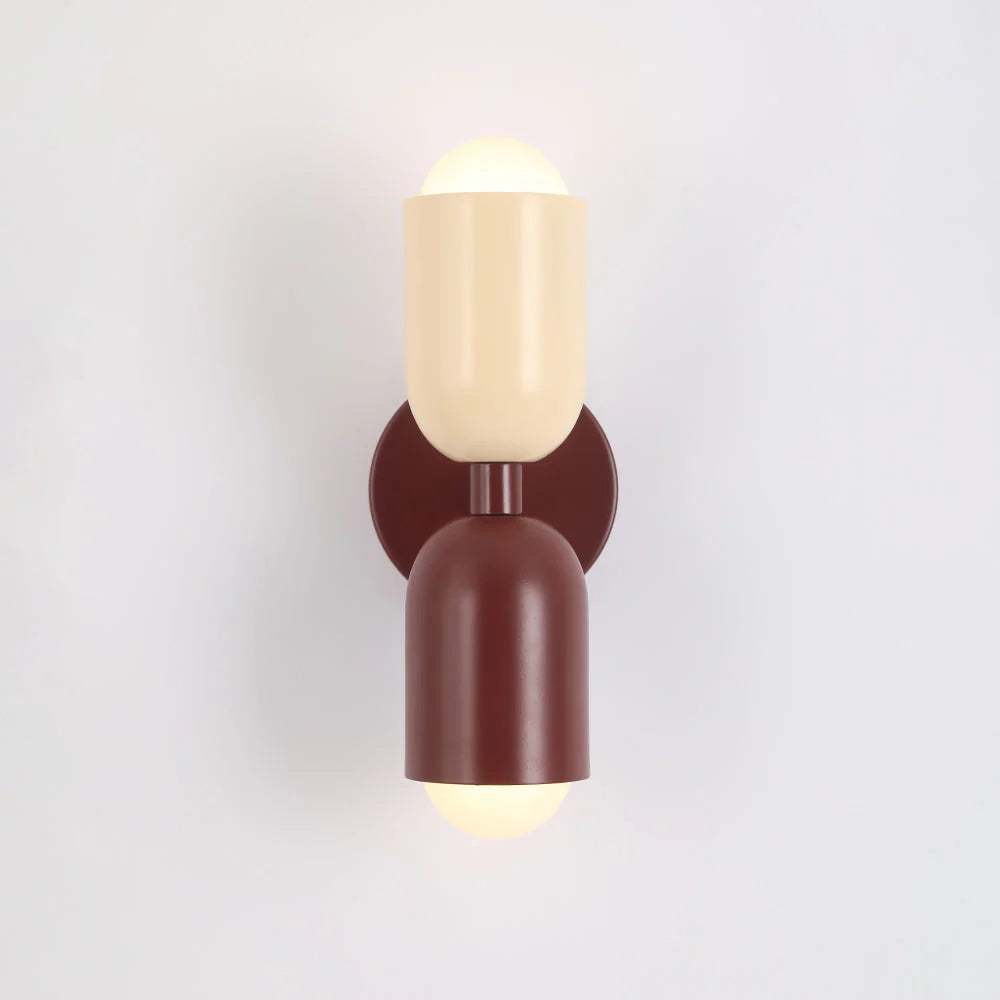 Applique Murale Bicolore Double Tête