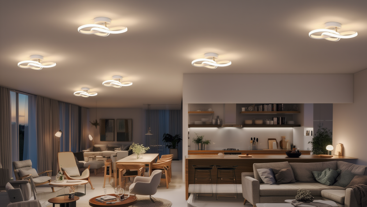 Plafonnier LED – ambiance intérieure moderne