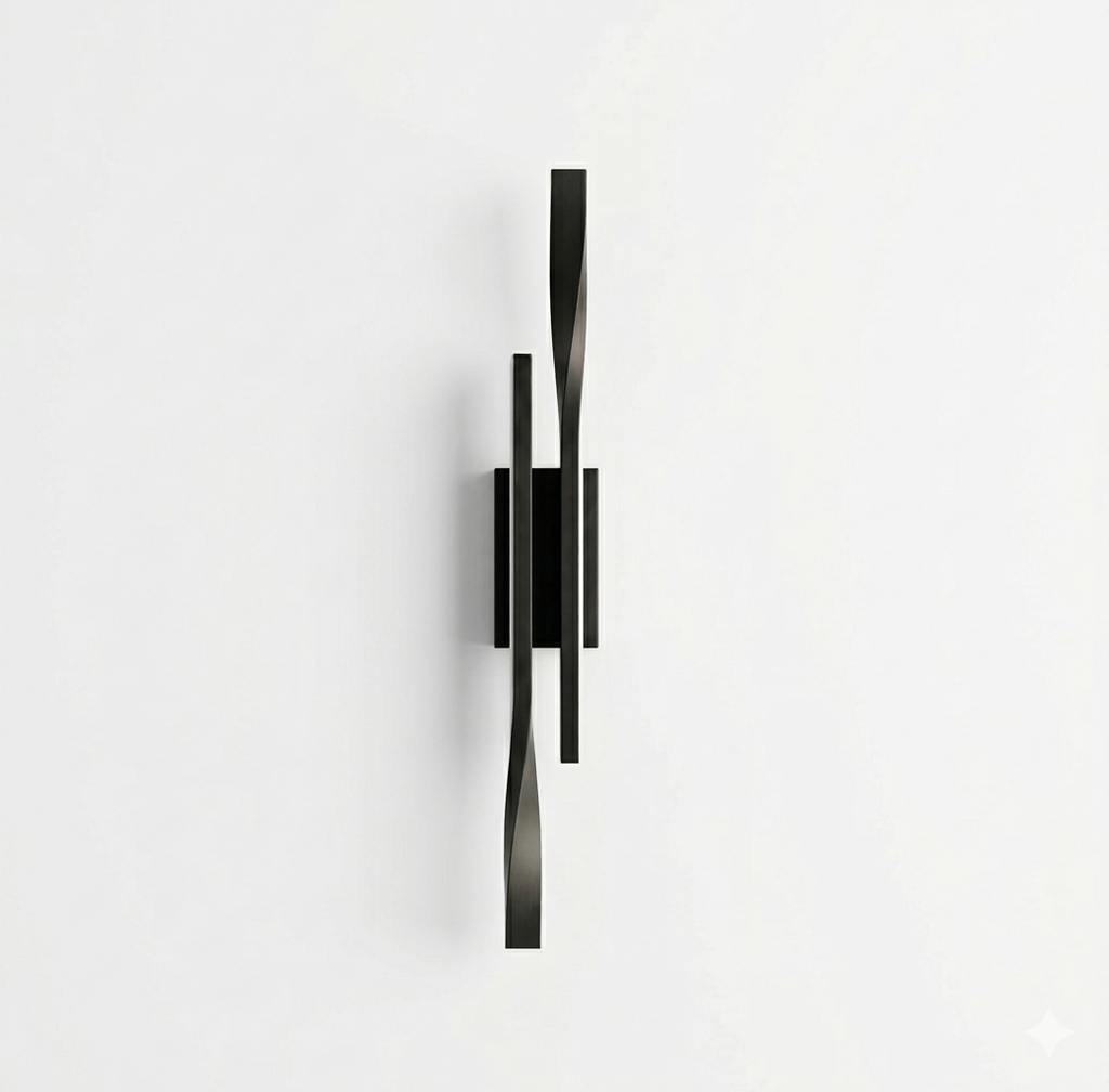 Applique murale luxe design sculptural torsadé – vue principale