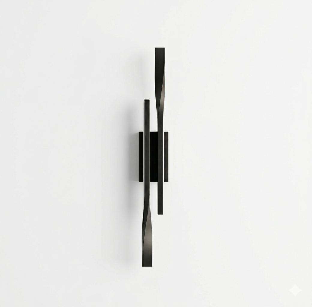 Applique murale luxe design sculptural torsadé – vue principale