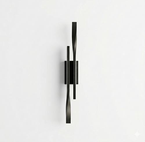 Applique murale luxe design sculptural torsadé – vue principale