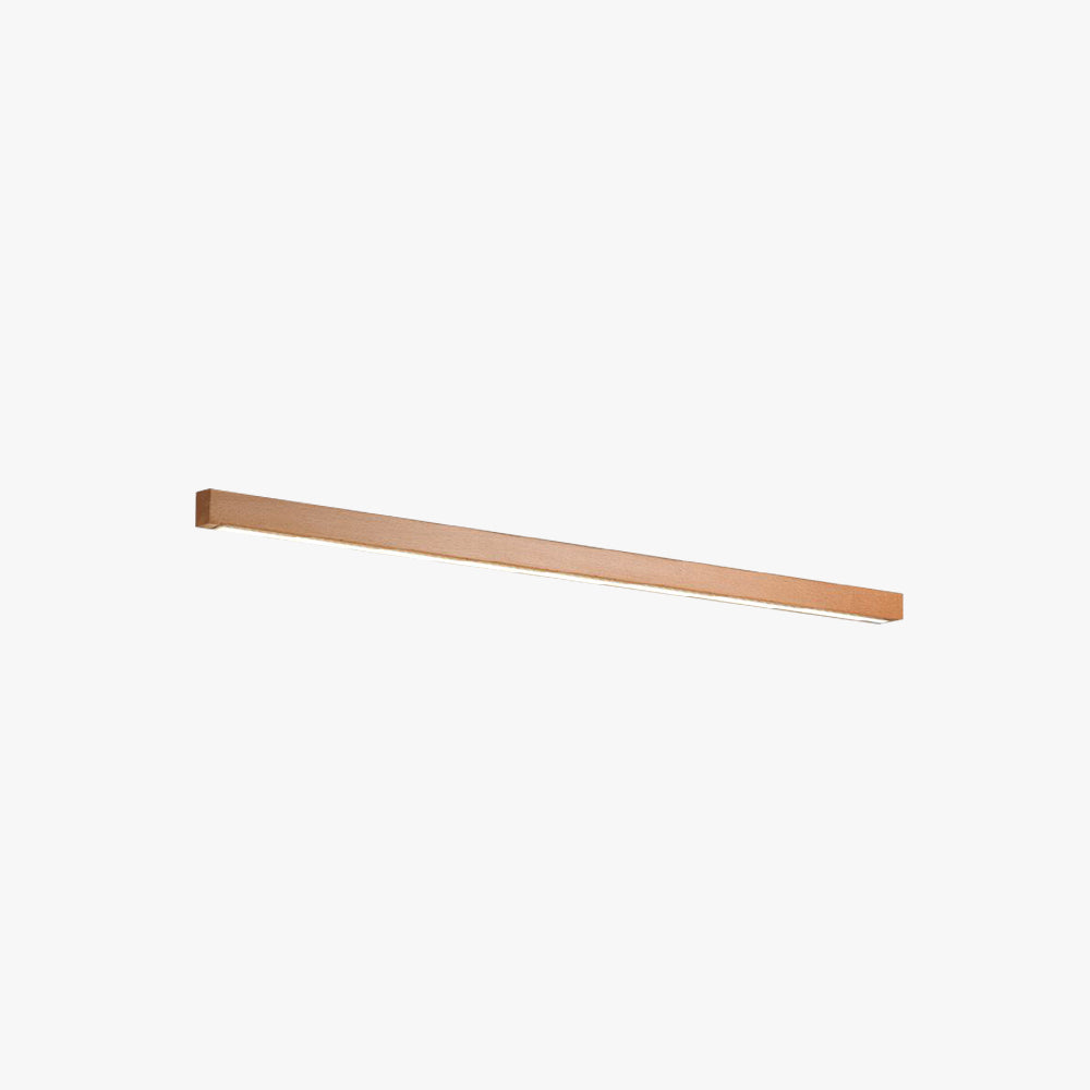 Dwyn Applique Murale Miroir Linéaire Minimaliste Bois Salon - Neutralighting