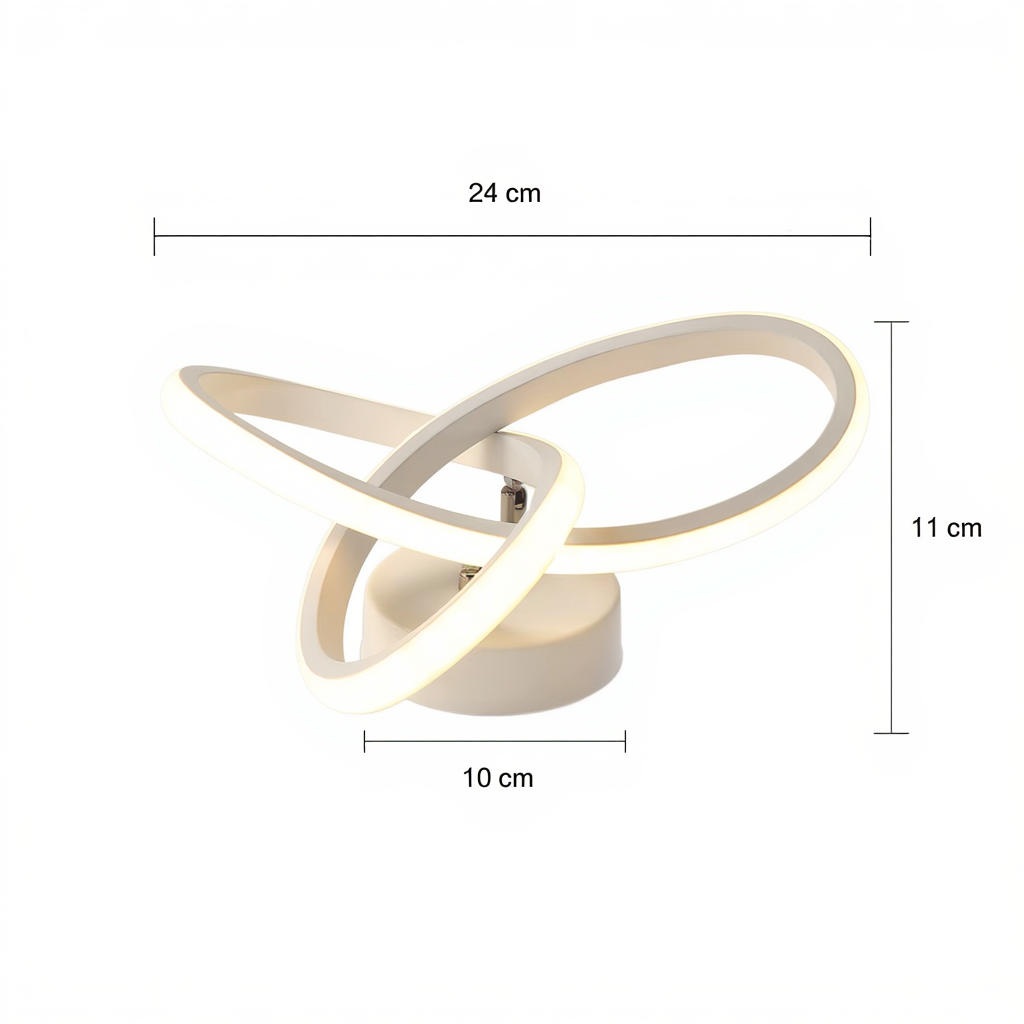 Dimensions plafonnier LED moderne 20W