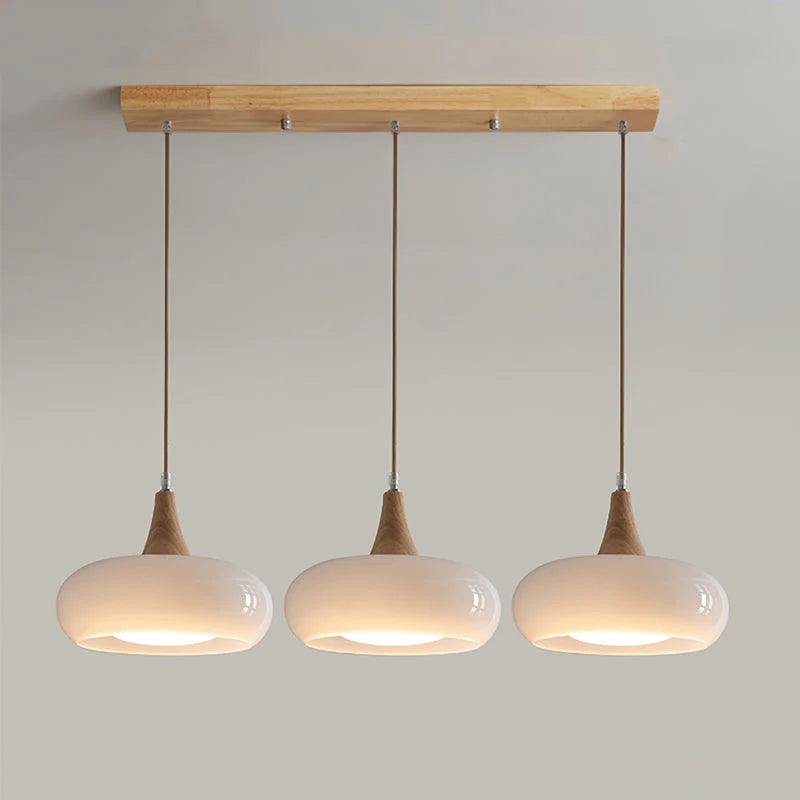 Suspension Bois 1/2/3 Lampes