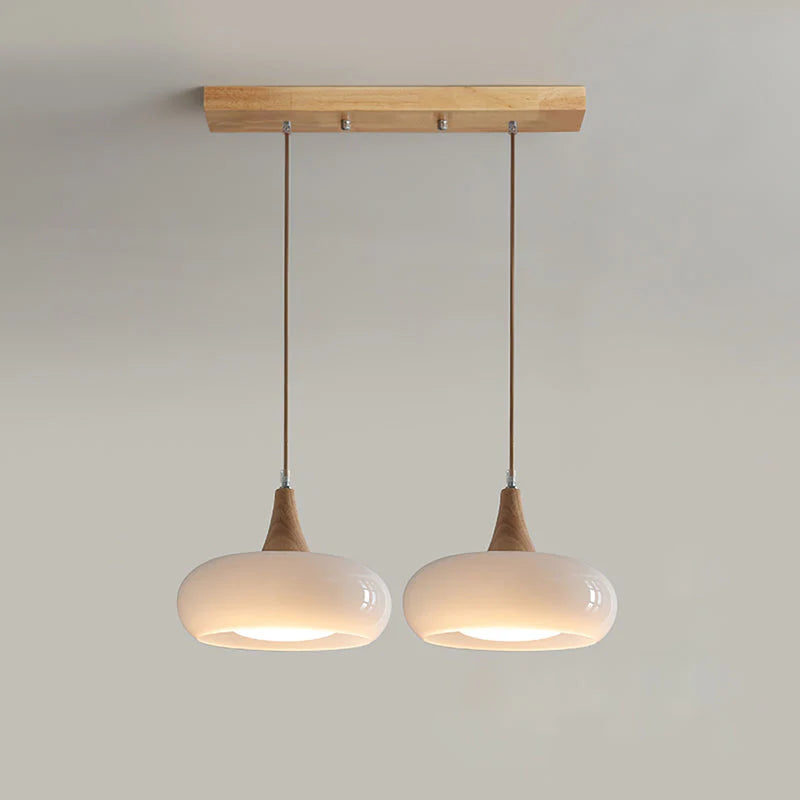 Suspension Bois 1/2/3 Lampes