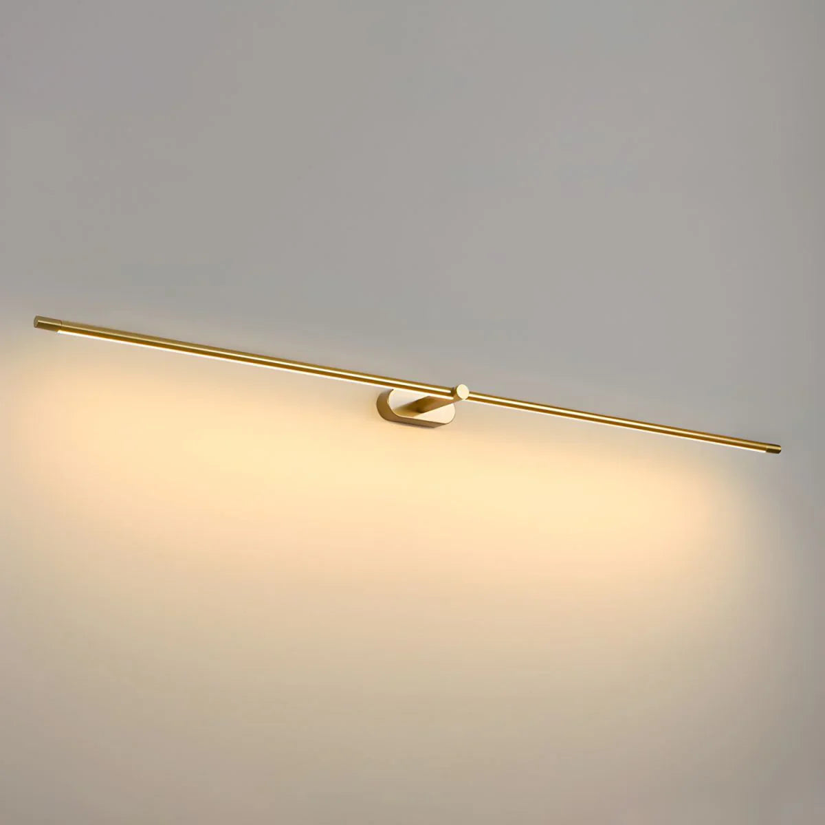 Ivox Applique Murale Linéaire Minimaliste Or & Noir - Neutralighting