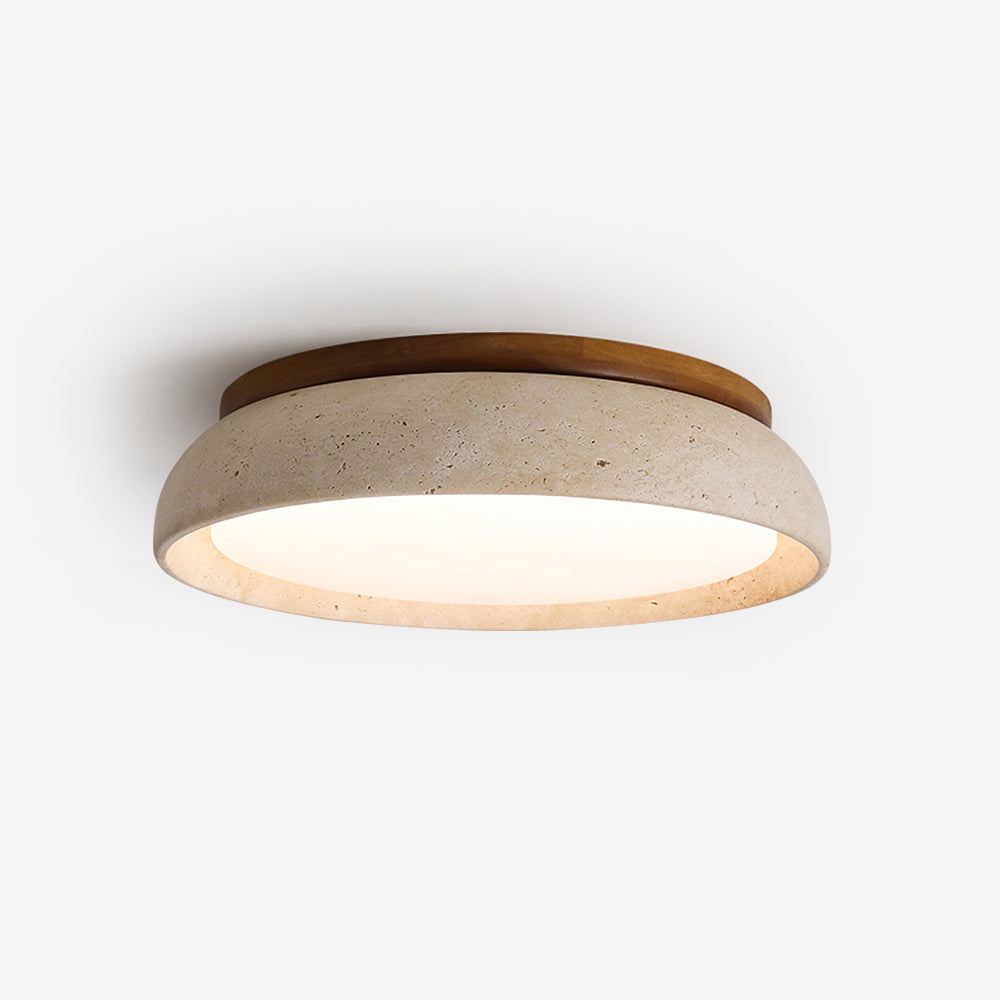 Plafonnier en Pierre Travertin | MaisonLumexia