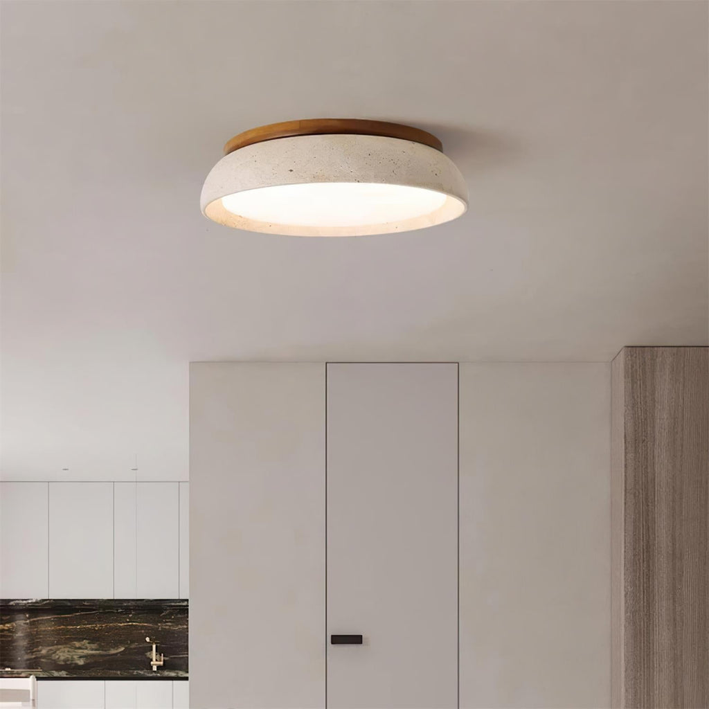 Plafonnier en Pierre Travertin | MaisonLumexia