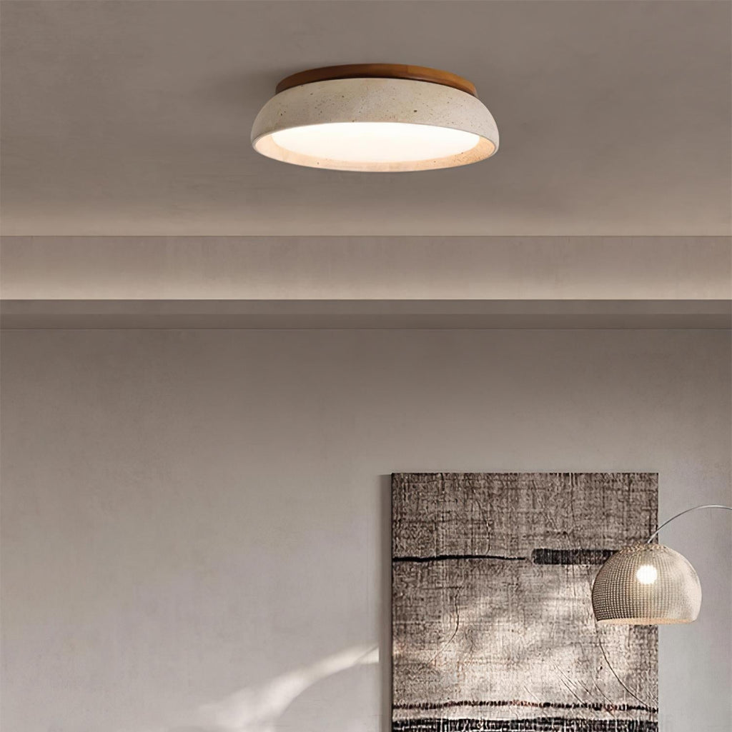 Plafonnier en Pierre Travertin | MaisonLumexia