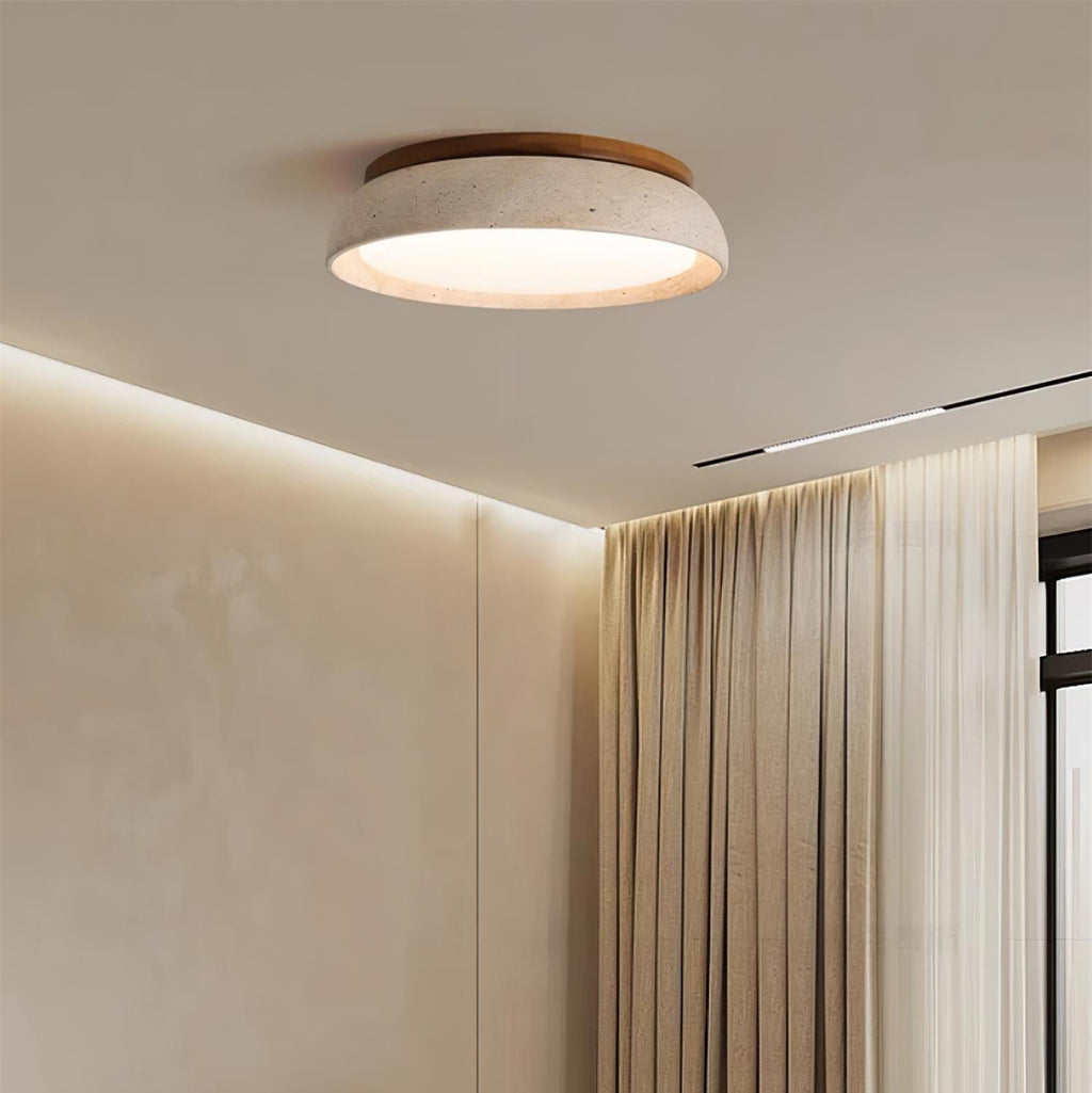 Plafonnier en Pierre Travertin | MaisonLumexia