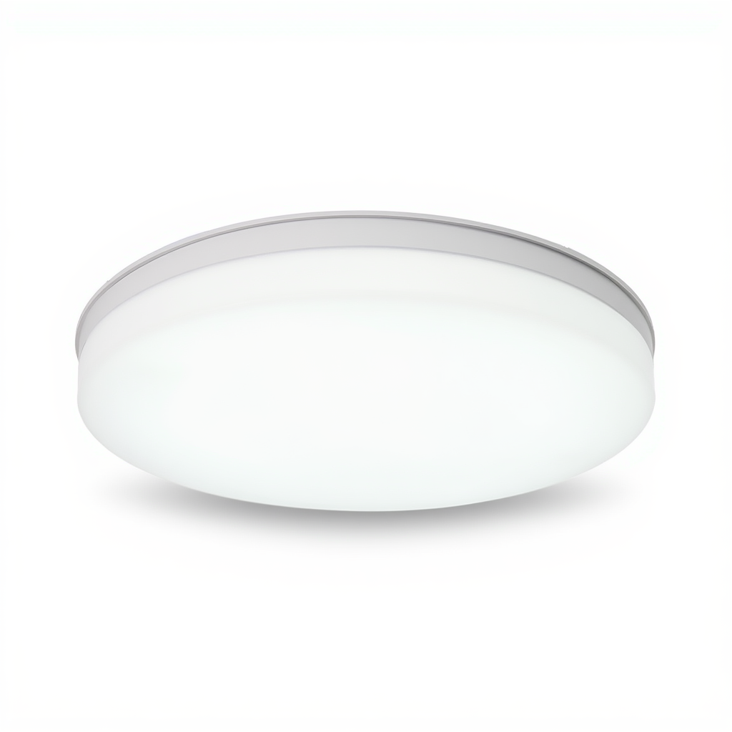 Plafonnier LED rond ultra-plat luminaire encastrable moderne – vue principale