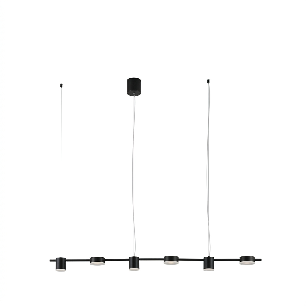 Suspension luminaire multi-spots rampe linéaire – vue principale