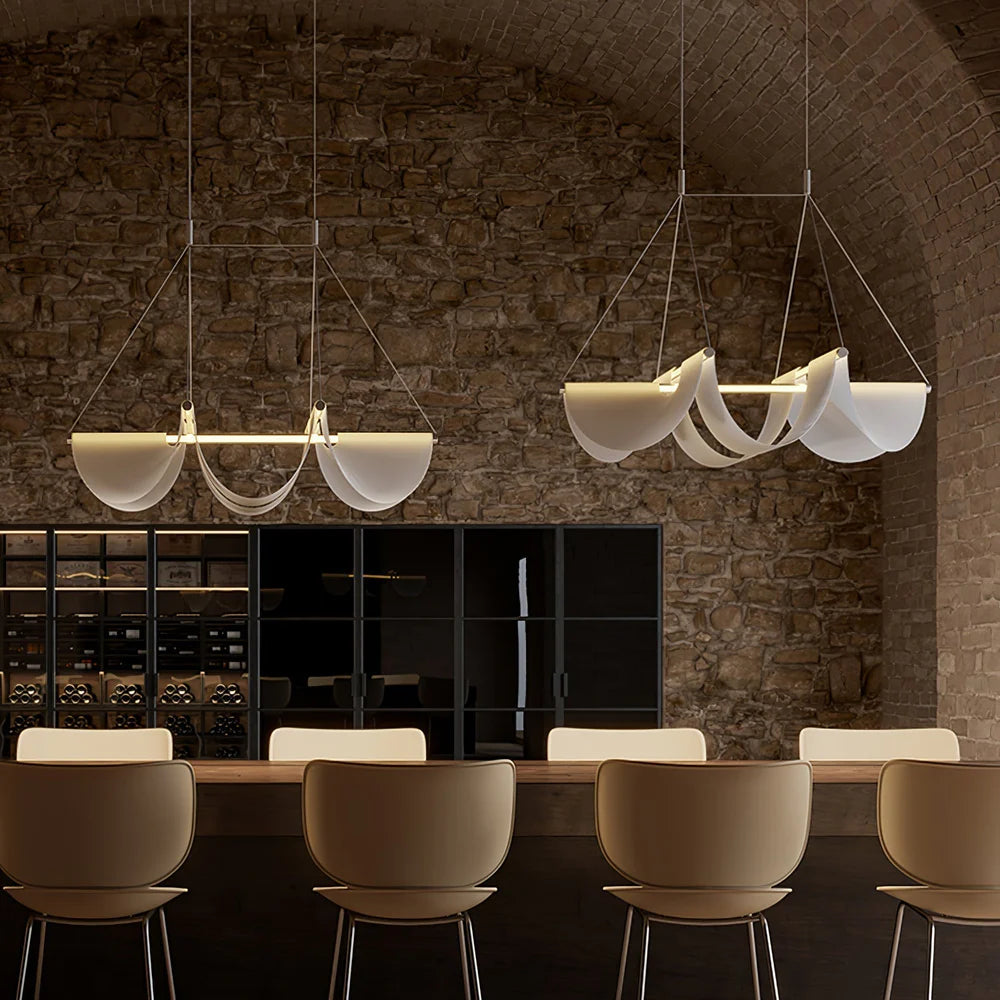 Suspension Ruban Luxe Postmoderne