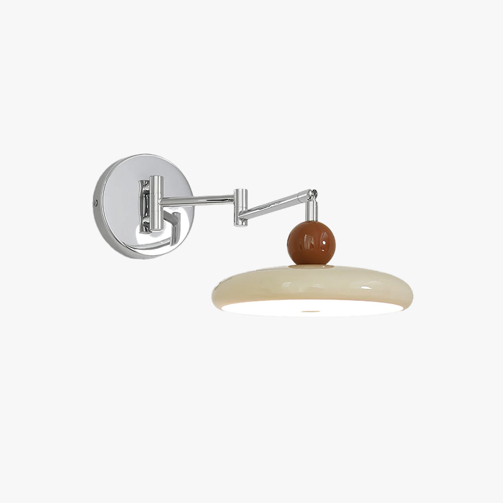 Applique murale à brancher design minimaliste verte et beige - Maison Lumexia