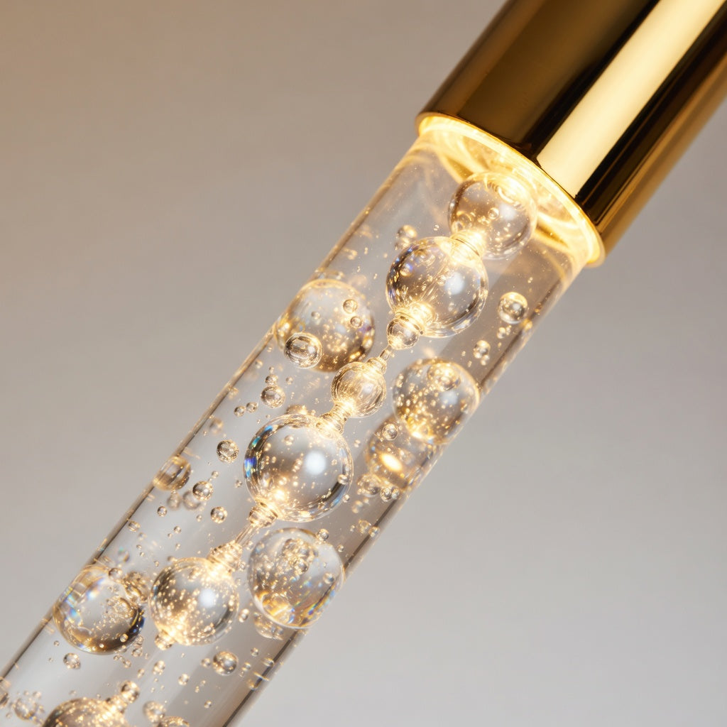 Suspension luminaire cristal – éclat intérieur