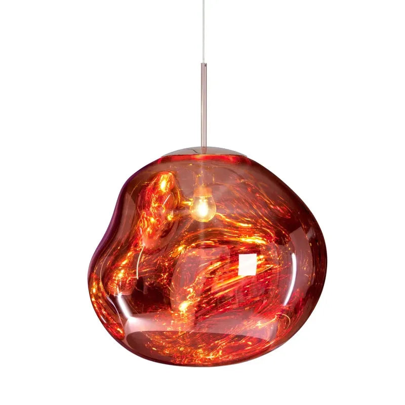 Suspension moderne colorée à la forme organique irrégulière - Maison Lumexia